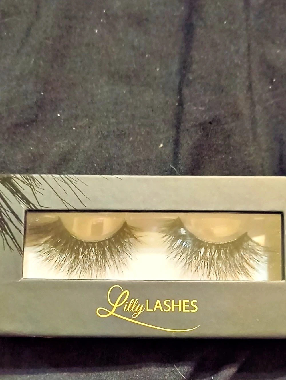 Lilly Lashes False Eyelashes in Black NWT